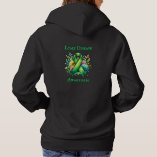 Pull À Capuche Ruban de sensibilisation à la maladie de Lyme