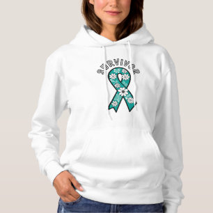 Pull À Capuche Ruban de sensibilisation au SA Survivor