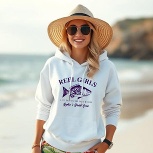 Pull À Capuche Ruban Demoiselle d'Honneur Pêcheur Filles-Violet