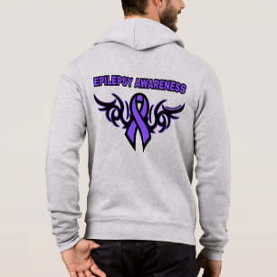 Pull À Capuche Ruban Tribal...Epilepsie