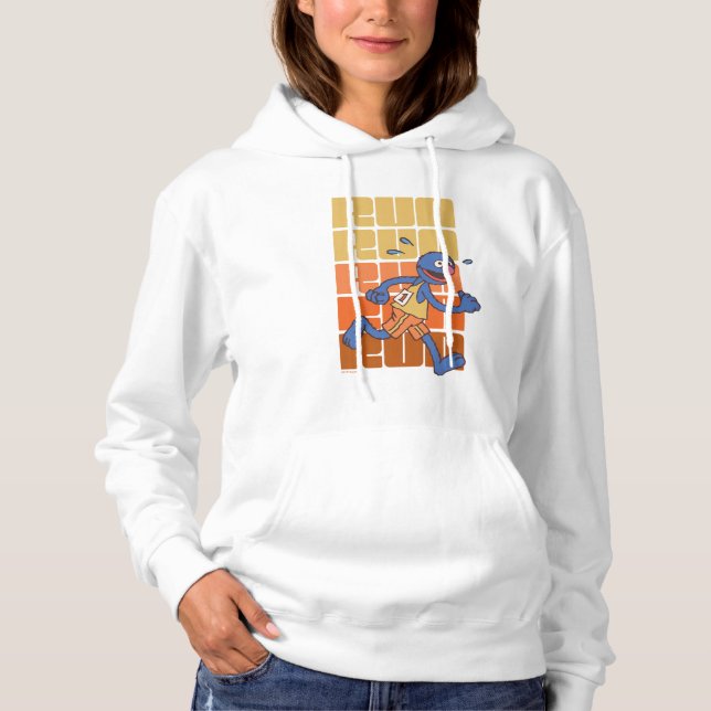 Pull À Capuche Rue Sésame | Exécution de Grover (Devant)