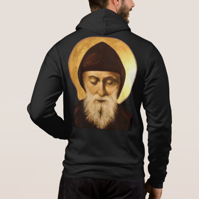 Pull À Capuche Saint Charbel Makhlouf-Sweat - shirt à capuche des (Dos)