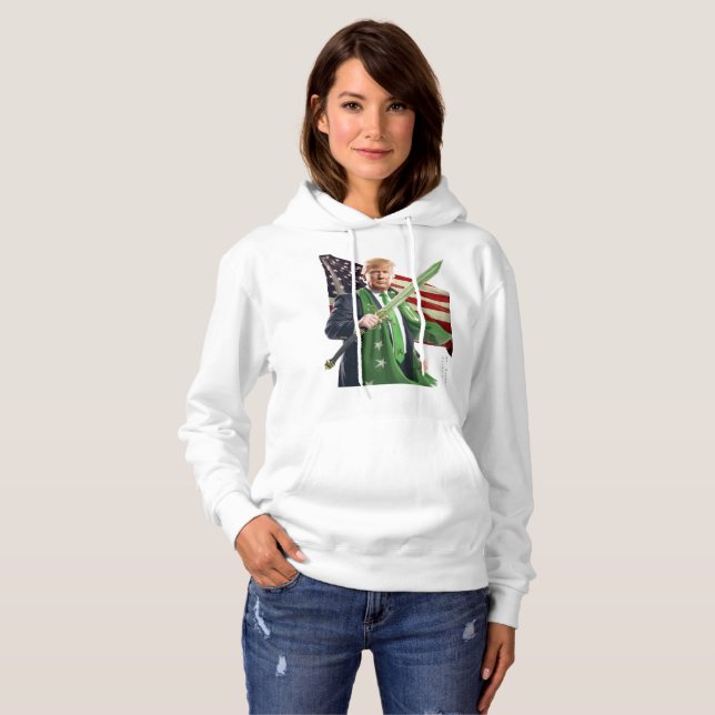 Pull À Capuche Saint Paddy de Trump (Devant entier)