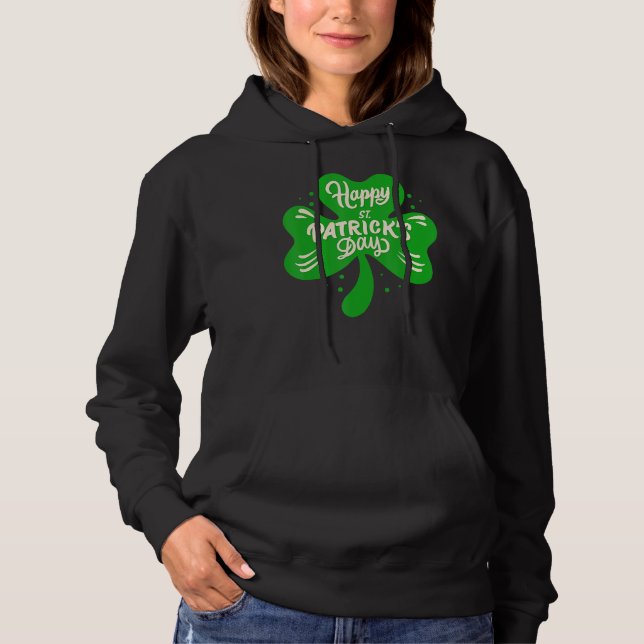 Pull À Capuche Saint Patrick Joyeux Shenanigans Irlandais Coordi (Devant)