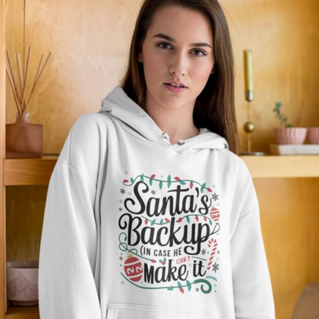 Pull À Capuche Sauvegarde père Noël | Funny Tee - shirts de Noël  (Créateur téléchargé)