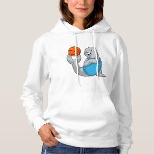Pull À Capuche Sceau à Basketball Sports