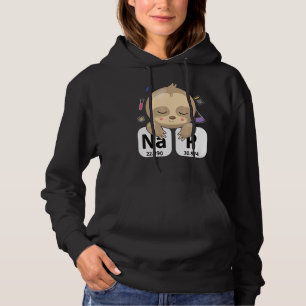 Pull À Capuche Science Sloth I Nap Chimie périodique Bioche