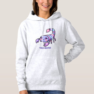 Pull À Capuche Scorpion Zodiaque Chibi Mignon