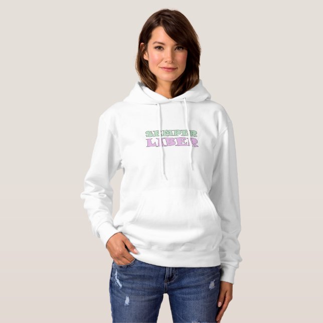 Pull À Capuche Semper Liber (Devant entier)