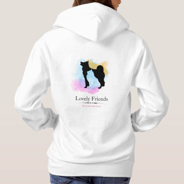 Pull À Capuche Services de soins aux animaux de compagnie/ Servic (Dos)