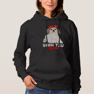 Pull À Capuche Shih Tzu Mama Cute Shih Tzu Chien Maman Femme