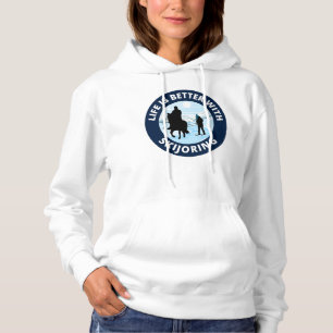 Pull À Capuche Ski hivernal Cheval Ski hivernal Ski Saut Sport