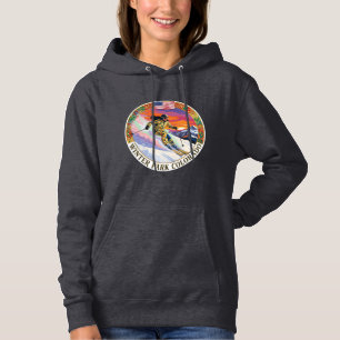Pull À Capuche Ski Winter Park, Colorado, Femme Skieuse