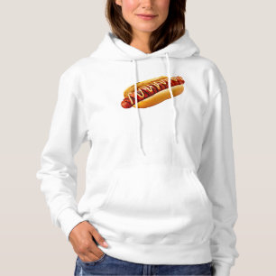 Pull À Capuche SlipperyJoe's hot dog niché doucement pain jaune v