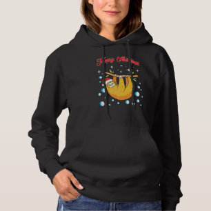 Pull À Capuche Sloth Joyeux Noël Sloth Christmas Sloth