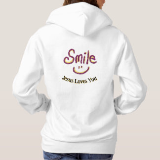 Pull À Capuche Smile Jesus Loves You
