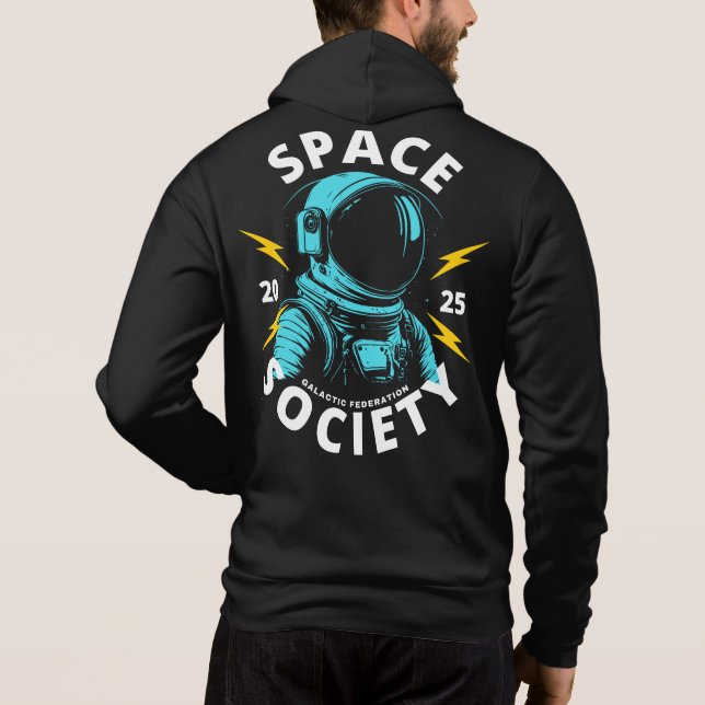 Pull À Capuche Société spatiale (Dos)