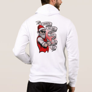 Pull À Capuche Sois vilain sauve le voyage du Père Noël-42316