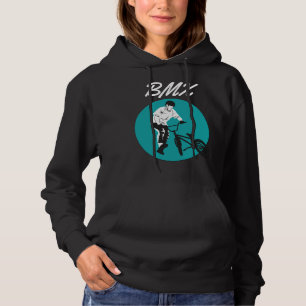 Pull À Capuche Style BMX Rétro Motard Cool