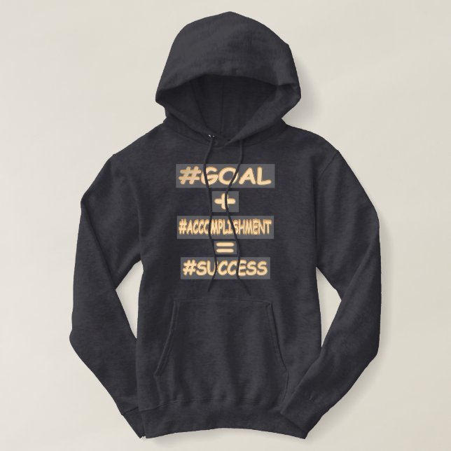 Pull À Capuche "SUCCESS EQUATION" Mignonne conception. Commandez  (Design devant)