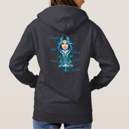 Pull À Capuche Sudadera Lady Acuario – Misterio y energía zodiaca