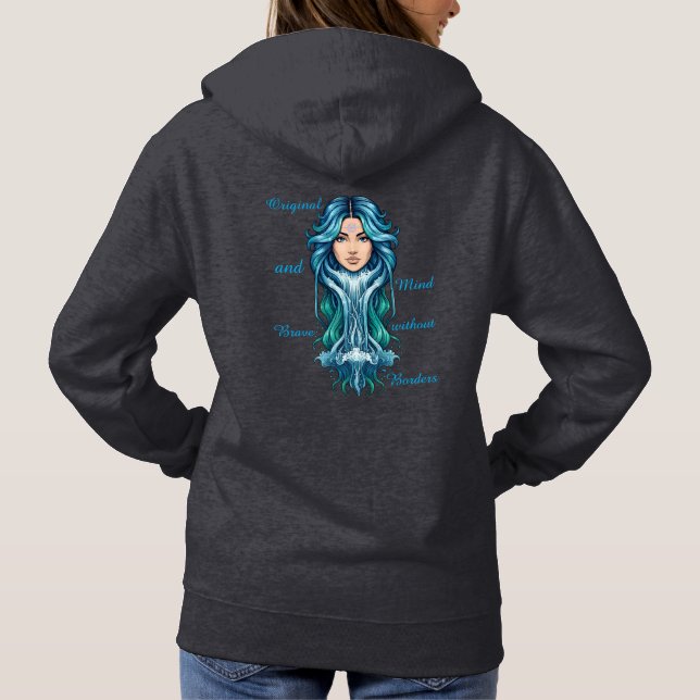 Pull À Capuche Sudadera Lady Acuario – Misterio y energía zodiaca (Dos)