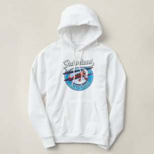 Pull À Capuche Superbe Scotland style rétro patch voyage