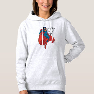 Pull À Capuche Supergirl Hovering en costume bleu