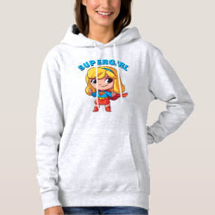 Pull À Capuche Supergirl "L'avenir est féminin"