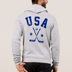 Pull À Capuche Survêtement à capuche de hockey sur glace USA