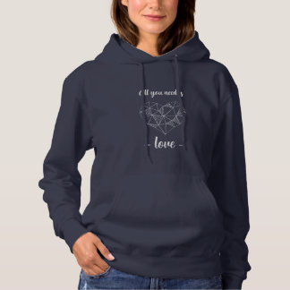 Pull À Capuche Sweat-shirt Personnalisé - Saint-Valentin