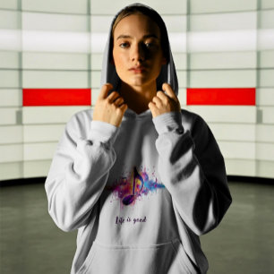 Pull À Capuche Sweat-shirt pour amateurs de musique, Sweat-shirt