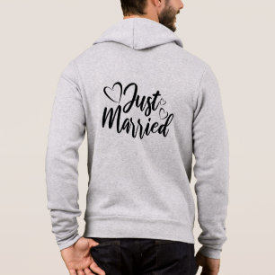 Pull À Capuche Sweat-shirt Vient de se Marier