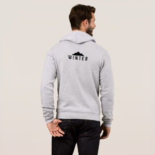 Pull À Capuche Sweatshirt à capuche zipé Minimal Winter Mountain
