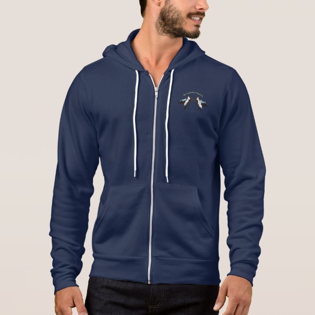 Pull À Capuche Sweatshirt à capuche zippé pour entraînement de ch (Devant)