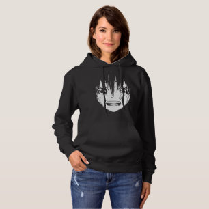 Pull À Capuche Sweatshirt à capuchon d'Anime : Fille pleurante