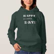 Sweatshirt à capuchon de base de la Saint-Patrick