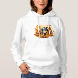 Pull À Capuche Sweatshirt à capuchon de base de la série Cheval