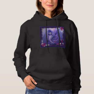 Pull À Capuche Sweatshirt de sirène violet