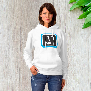 Pull À Capuche Symbole musical minimaliste Gras