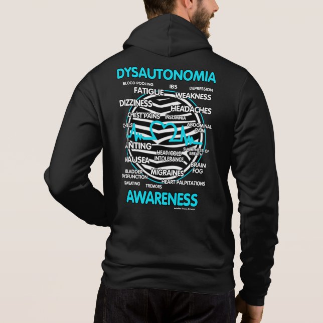 Pull À Capuche Symptômes... Dysautonomie (Dos)