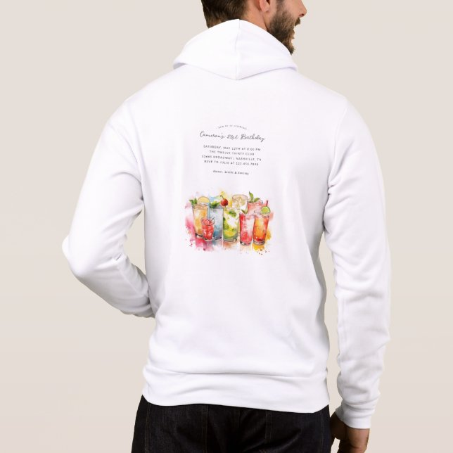 Pull À Capuche T-Shirt (Dos)