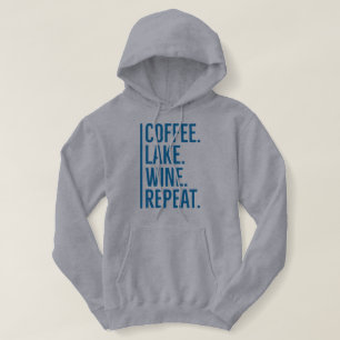 Pull À Capuche T-Shirt à répétition pour le vin de Coffee Lake