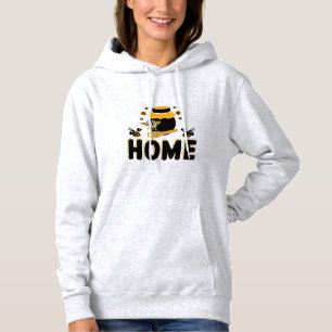 Pull À Capuche T-shirt "ACCUEIL" en pot d'abeille et de miel