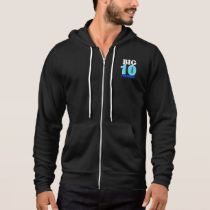 Pull À Capuche T-shirt Big Ten Football Design2