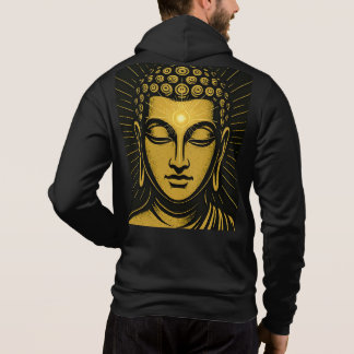 Pull À Capuche T-shirt Bouddha d'or | Éveil spirituel