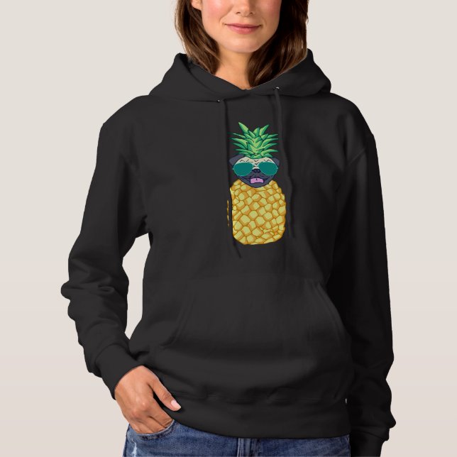Pull À Capuche T-shirt classique carlin ananas 192 (Devant)