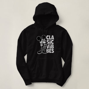 Pull À Capuche T-shirt graphique Classic Vibes, Souris de dessin 