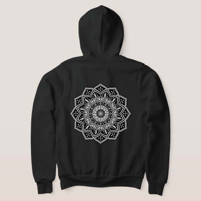 Pull À Capuche T-shirt homme Mandala (Couchage Retour)