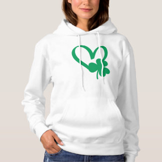 Pull À Capuche T-shirt Shamrock de la Saint Patrick